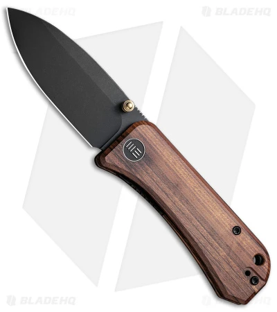 WE Knife Banter Liner Lock Knife Wood (3" Black SW ) 2004K 1 WE Knife Banter Liner Lock Knife Wood (3" Black SW ) 2004K