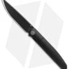 WE Knife Co. 618A Frame Lock Knife Black Titanium (3.8" Black)