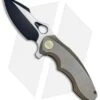 WE Knife Co. 605L Frame Lock Knife Bronze Titanium (3" Two-Tone)