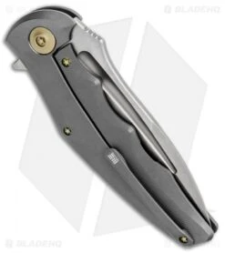 WE Knife Co. 608O Frame Lock Knife Grey Titanium (4" Stonewash) 6 WE Knife Co. 608O Frame Lock Knife Grey Titanium (4" Stonewash) -We Knife Co. WE Knife Co 608O FL Grey SW BHQ 85490 jr side