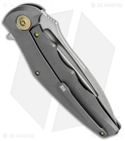 WE Knife Co. 608O Frame Lock Knife Grey Titanium (4" Stonewash) 3 WE Knife Co. 608O Frame Lock Knife Grey Titanium (4" Stonewash) - Image 3