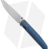 WE Knife Co. 618F Frame Lock Knife Blue Titanium (3.8" Satin)