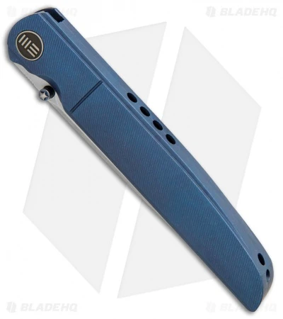 WE Knife Co. 618F Frame Lock Knife Blue Titanium (3.8" Satin) 2 WE Knife Co. 618F Frame Lock Knife Blue Titanium (3.8" Satin) - Image 2