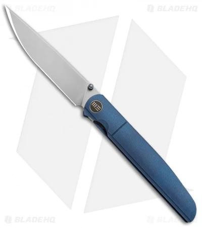 WE Knife Co. 618F Frame Lock Knife Blue Titanium (3.8" Satin) 1 WE Knife Co. 618F Frame Lock Knife Blue Titanium (3.8" Satin)