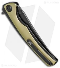 WE Knife Co. 704I Liner Lock Knife Gold Ti (3.6" Black Stonewash) 6 WE Knife Co. 704I Liner Lock Knife Gold Ti (3.6" Black Stonewash) -We Knife Co. WE Knife Co 704I gold ti black sw BHQ 75622 er side jr