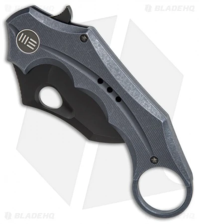 WE Knife Co. 708A Karambit Frame Lock Knife Blue Ti (3.6" Black SW) 2 WE Knife Co. 708A Karambit Frame Lock Knife Blue Ti (3.6" Black SW) - Image 2