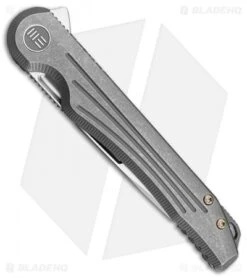 WE Knife Co. Array Frame Lock Knife Gray Ti (3.7" Stonewash) 718D 5 WE Knife Co. Array Frame Lock Knife Gray Ti (3.7" Stonewash) 718D -We Knife Co. WE Knife Co Array Gray Ti SW 718D BHQ 79849 er spine