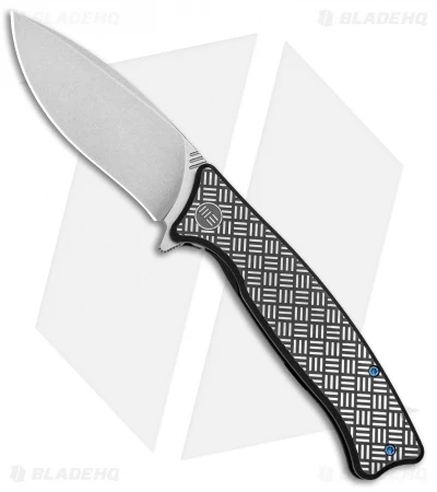 WE Knife Co. Balaenoptera Frame Lock Knife Black/Gray Ti (3.5" Stonewash) 712F 1 WE Knife Co. Balaenoptera Frame Lock Knife Black/Gray Ti (3.5" Stonewash) 712F