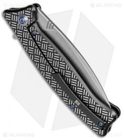 WE Knife Co. Balaenoptera Frame Lock Knife Black/Gray Ti (3.5" Stonewash) 712F 6 WE Knife Co. Balaenoptera Frame Lock Knife Black/Gray Ti (3.5" Stonewash) 712F -We Knife Co. WE Knife Co Balaenoptera FL White Black Ti SW 712F BHQ 77534 jr side