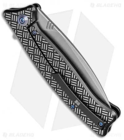 WE Knife Co. Balaenoptera Frame Lock Knife Black/Gray Ti (3.5" Stonewash) 712F 3 WE Knife Co. Balaenoptera Frame Lock Knife Black/Gray Ti (3.5" Stonewash) 712F - Image 3