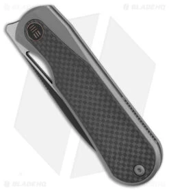 WE Knife Co. Baloo Frame Lock Knife Black Ti/Twill CF (3.3" Black SW) WE21033-2 5 WE Knife Co. Baloo Frame Lock Knife Black Ti/Twill CF (3.3" Black SW) WE21033-2 -We Knife Co. WE Knife Co Baloo FL Black Ti Twill CF Black SW BHQ 165211 jr spine
