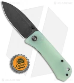 WE Knife Co. Banter 20CV Knife Natural G-10 (2.9" Black Stonewash) -We Knife Co. WE Knife Co Banter 20CV Natural G 10 Black SW 2004C BHQ 115319 jr bottlecap