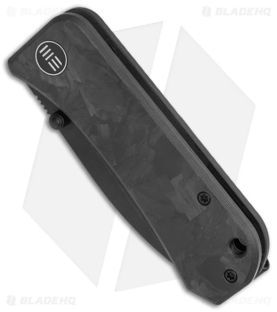 WE Knife Co. Banter Liner Lock Knife Marble Carbon Fiber (2.9" Black SW) 2004H 2 WE Knife Co. Banter Liner Lock Knife Marble Carbon Fiber (2.9" Black SW) 2004H - Image 2