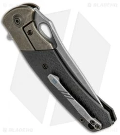 WE Knife Co. Bishop Flipper Folding Knife Bronze Ti/CF (3.5" Stonewash) 903C -We Knife Co. WE Knife Co Bishop Flipper Folding Bronze Ti CF SW 903C BHQ 93826 jr side