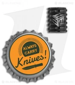 WE Knife Co. Titanium Black Lanyard Bead 5 WE Knife Co. Titanium Black Lanyard Bead -We Knife Co. WE Knife Co Black Ti Lanyard Bead BHQ 112169 jr bottlecap