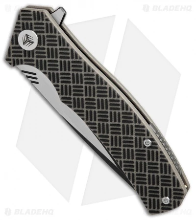 WE Knife Co. Blitz Liner Lock Knife Tan G-10 (3.4" Black SW) 711D 3 WE Knife Co. Blitz Liner Lock Knife Tan G-10 (3.4" Black SW) 711D - Image 3