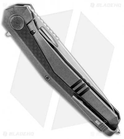 WE Knife Co. Caliber Frame Lock Knife Titanium/CF (3.45" Satin) 808B 3 WE Knife Co. Caliber Frame Lock Knife Titanium/CF (3.45" Satin) 808B - Image 3