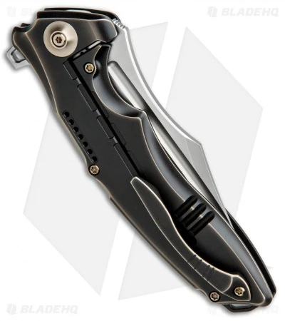 WE Knife Co. Chimera Frame Lock Knife Bronze/Black Ti (3.9" Hand Satin) 814A 3 WE Knife Co. Chimera Frame Lock Knife Bronze/Black Ti (3.9" Hand Satin) 814A - Image 3