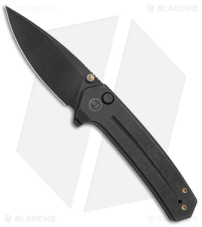 WE Knife Co. Culex Button Lock Knife Black Titanium (3" Black SW) 21026B-2 1 WE Knife Co. Culex Button Lock Knife Black Titanium (3" Black SW) 21026B-2
