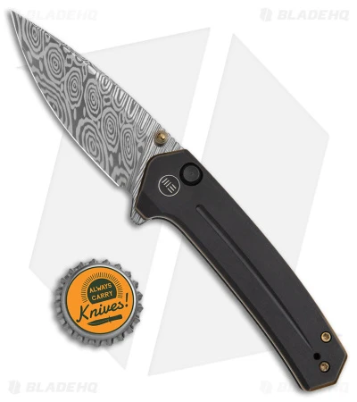 WE Knife Co. Culex Button Lock Knife Black Titanium (3" Dam) 21026B-DS1 4 WE Knife Co. Culex Button Lock Knife Black Titanium (3" Dam) 21026B-DS1 - Image 4