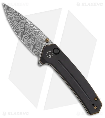 WE Knife Co. Culex Button Lock Knife Black Titanium (3" Dam) 21026B-DS1 1 WE Knife Co. Culex Button Lock Knife Black Titanium (3" Dam) 21026B-DS1