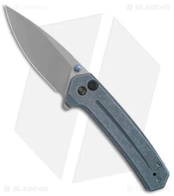 WE Knife Co. Culex Button Lock Knife Blue Titanium (3" BB) 21026B-4