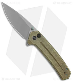 WE Knife Co. Culex Button Lock Knife Green Titanium (3" BB) 21026B-5