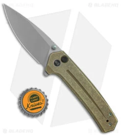 WE Knife Co. Culex Button Lock Knife Green Titanium (3" BB) 21026B-5 -We Knife Co. WE Knife Co Culex Button Lock Green Ti BB BHQ 144140 jr bottlecap