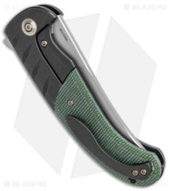 WE Knife Co. Curvaceous Frame Lock Knife Green Micarta/Ti (3.7" BB) WE20012-2 -We Knife Co. WE Knife Co Curvaceous FL Green Micarta Ti BB BHQ 141440 jr side