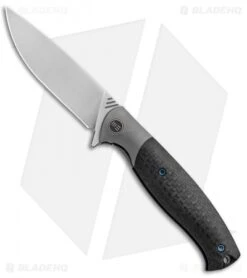 Front Page 47 WE Knife Co. Deacon Flipper Knife Ti/CF Gray (3.25" Bead Blast) 901D