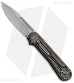 WE Knife Co. Double Helix Slide Lock Knife Bronze Ti (3.3" Stonewash) 815B