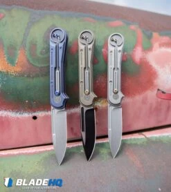 WE Knife Co. Double Helix Slide Lock Knife Blue Ti (3.3" Stonewash) 815D -We Knife Co. WE Knife Co Double Helix Slide Lock Knife BHQ87622 kp old truck vertical web 4