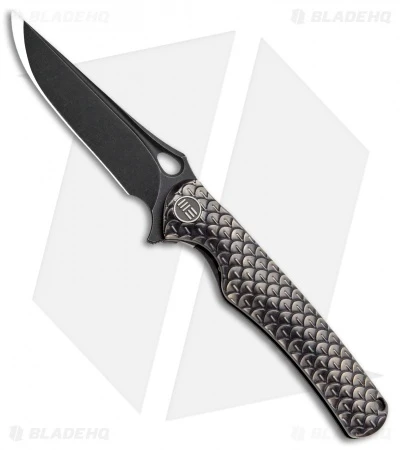 WE Knife Co. Drakon Integral Frame Lock Knife Bronze Ti (3.4" Black SW) 819B 1 WE Knife Co. Drakon Integral Frame Lock Knife Bronze Ti (3.4" Black SW) 819B