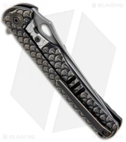 WE Knife Co. Drakon Integral Frame Lock Knife Bronze Ti (3.4" Stonewash) 819A 6 WE Knife Co. Drakon Integral Frame Lock Knife Bronze Ti (3.4" Stonewash) 819A -We Knife Co. WE Knife Co Drakon Inegral FL Bronze Ti SW 819A BHQ 92534 jr side