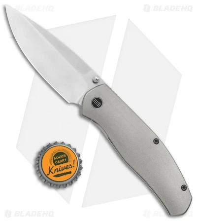 WE Knife Co. Esprit Frame Lock Knife Textured Titanium (3.25" Satin) 4 WE Knife Co. Esprit Frame Lock Knife Textured Titanium (3.25" Satin) - Image 4