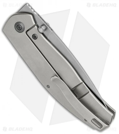 WE Knife Co. Esprit Frame Lock Knife Textured Titanium (3.25" Satin) 3 WE Knife Co. Esprit Frame Lock Knife Textured Titanium (3.25" Satin) - Image 3