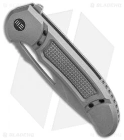 WE Knife Co. Ferrum Forge Minax Frame Lock Knife Gray Titanium (3.5" SW) -We Knife Co. WE Knife Co Ferrum Forge Minax Frame Lock Knife Gray Titanium 3.5 SW 2007B BHQ 107069 LS Spine