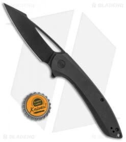 WE Knife Co. Fornix Frame Lock Knife Black Titanium (3.5" Black) 2016B -We Knife Co. WE Knife Co Fornix FL Black Ti Black 2016B BHQ 120508 jr bottlecap