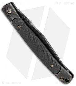 WE Knife Co. Gentry Slip Joint Knife Titanium/Carbon Fiber (3.45" Black) 902B -We Knife Co. WE Knife Co Gentry SJ Ti CF Black 902B BHQ 93240 jr side 2