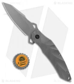 WE Knife Co. Hecate Frame Lock Knife Titanium (3.81" Stonewash) 922A -We Knife Co. WE Knife Co Hecate FL Ti SW 922A BHQ 103135 jr bottlecap