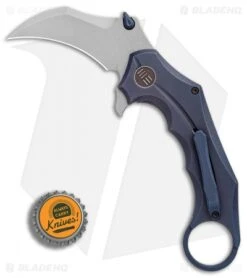 WE Knife Co. Incisor Karambit Frame Lock Knife Blue Ti (2.8" Stonewash) 816A 8 WE Knife Co. Incisor Karambit Frame Lock Knife Blue Ti (2.8" Stonewash) 816A -We Knife Co. WE Knife Co Incisor Karambit Blue Ti SW BHQ 89916 er bottlecap
