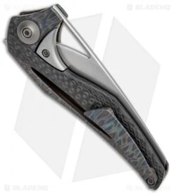 WE Knife Co. Isham ÃternA Integral Knife CF/Flamed Ti (3.25" M390) Aeterna 7 WE Knife Co. Isham ÃternA Integral Knife CF/Flamed Ti (3.25" M390) Aeterna -We Knife Co. WE Knife Co Isham AEternACF Flamed Ti M390 918B BHQ 101590 jr side