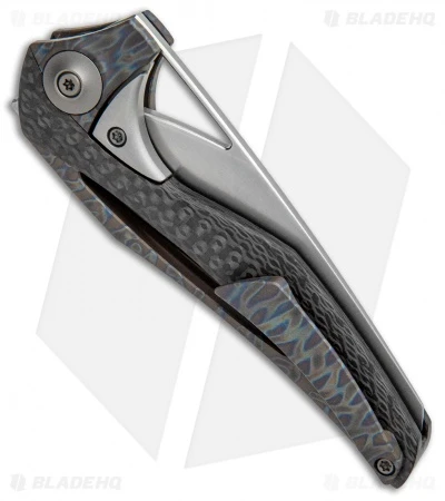 WE Knife Co. Isham ÃternA Integral Knife CF/Flamed Ti (3.25" M390) Aeterna 3 WE Knife Co. Isham ÃternA Integral Knife CF/Flamed Ti (3.25" M390) Aeterna - Image 3