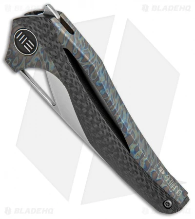 WE Knife Co. Isham ÃternA Integral Knife CF/Flamed Ti (3.25" M390) Aeterna 2 WE Knife Co. Isham ÃternA Integral Knife CF/Flamed Ti (3.25" M390) Aeterna - Image 2