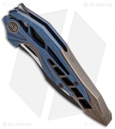WE Knife Co. Isham Arrakis Knife Blue/Bronze Titanium (3.5" Two-Tone) 906B 2 WE Knife Co. Isham Arrakis Knife Blue/Bronze Titanium (3.5" Two-Tone) 906B - Image 2