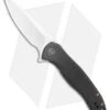 WE Knife Co. Kitefin Frame Lock Knife Black Ti (3.24" Satin) 2001G