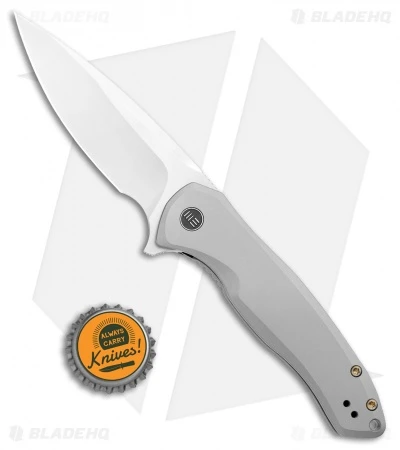 WE Knife Co. Kitefin Frame Lock Knife Gray Ti (3.24" Satin) 2001H 4 WE Knife Co. Kitefin Frame Lock Knife Gray Ti (3.24" Satin) 2001H - Image 4