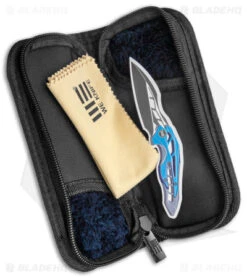 WE Knife Co. Knife Pouch W/ Microfiber Cloth (6.75" X 3") WE-01 -We Knife Co. WE Knife Co Knife Pouch Microfiber Cloth WE 01 BHQ 142949 jr open