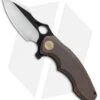 WE Knife Co. 605D Frame Lock Knife Bronze Titanium (3" Two-Tone)