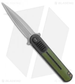 WE Knife Co. Lundquist Angst Liner Lock Knife Green G-10/CF (3.06" SW) 2002A